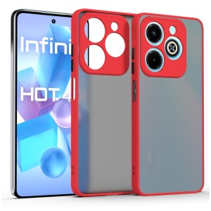 Etui Exoguard Mat - Infinix Hot 40i / Infinix Smart 8 - Red