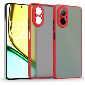 Etui Exoguard Mat - Realme C67 - Red