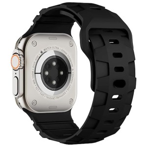 Pasek Exoguard Tire - Apple Watch 42 / 44 / 45 / 49 - Black