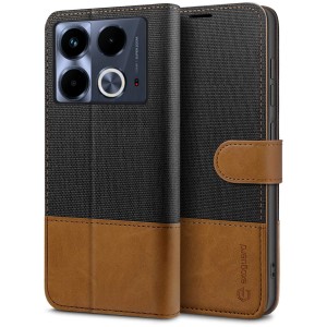 Exoguard Wallet - Infinix Note 40 - Black / Brown