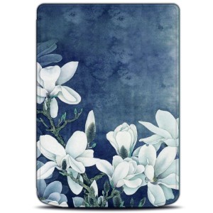 Etui Exoguard - Pocketbook Verse / Verse Pro / Verse Pro Color / Gobook 2.0 / Gobook 3.0 - Blue Flowers