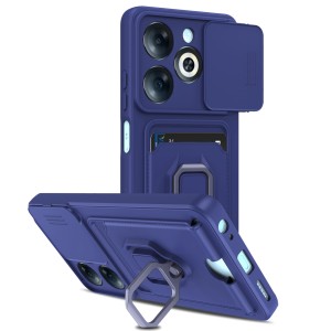 Etui Exoguard Card Lite - Infinix Hot 40i / Smart 8 / Tecno Spark 20 / 20c / Go 2024 - Navy Blue