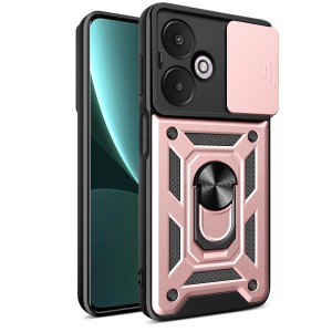 Etui Exoguard Camshield - Xiaomi Redmi 13c 5g - Rose