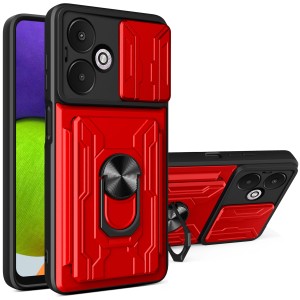 Etui Exoguard Cardshield - Xiaomi Redmi 13c 5g - Red