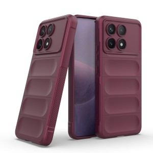 Etui Exoguard Magic Cover - Xiaomi Poco F6 Pro - Dark Red
