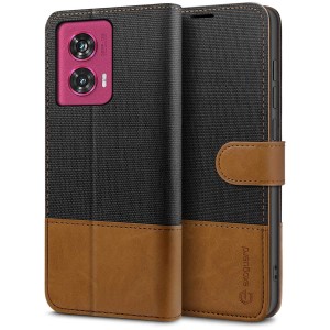 Exoguard Wallet - Motorola Edge 50 Fusion - Black / Brown