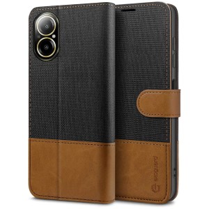 Exoguard Wallet - Realme C67 (4g) - Black / Brown