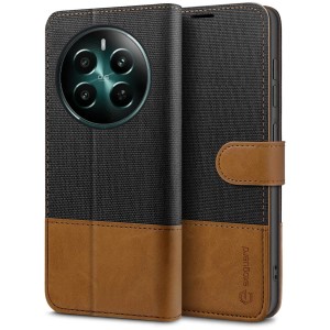 Exoguard Wallet - Realme 12 (4g) / Realme 12 Plus 5g - Black / Brown