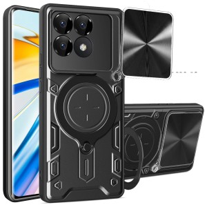 Etui Exoguard Ringshield - Xiaomi Poco F6 Pro - Black