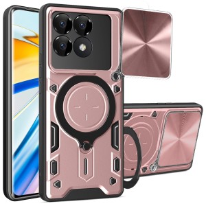 Etui Exoguard Ringshield - Xiaomi Poco F6 Pro - Rose