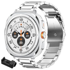 Pasek / Bransoleta Exoguard Steel - Galaxy Watch Ultra - Silver