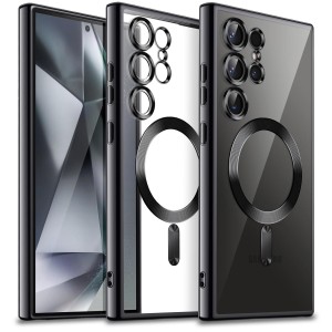 Etui Exoguard Electroplated - Samsung Galaxy S24 Ultra - Black