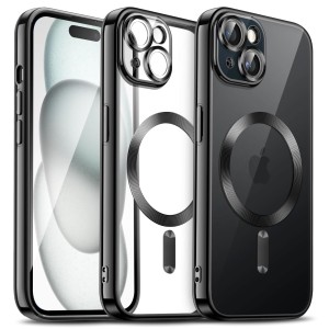 Etui Exoguard Electroplated - Apple Iphone 15 - Black