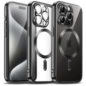 Etui Exoguard Electroplated - Apple Iphone 15 Pro - Black