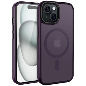 Etui Exoguard Frosted - Apple Iphone 15 - Purple