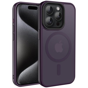 Etui Exoguard Frosted - Apple Iphone 15 Pro - Purple