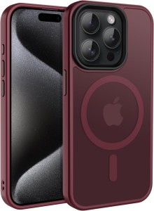 Etui Exoguard Frosted - Apple Iphone 15 Pro - Red