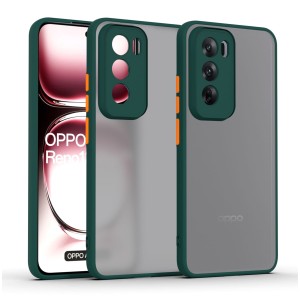 Etui Exoguard Mat - Oppo Reno 12 Pro 5g - Dark Green