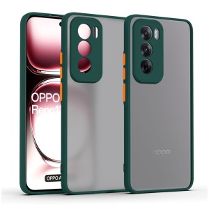 Etui Exoguard Mat - Oppo Reno 12 5g - Dark Green
