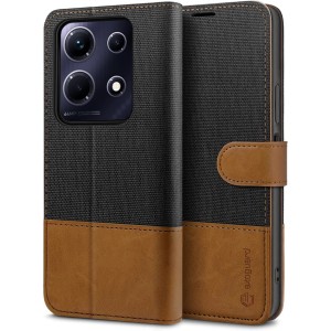 Exoguard Wallet - Infinix Note 30 (4g) - Black / Brown