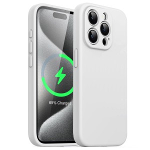 Etui Exoguard Plain - Apple Iphone 15 Pro Max - White