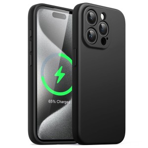 Etui Exoguard Plain - Apple Iphone 15 Pro Max - Black