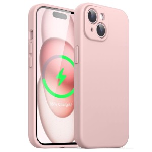 Etui Exoguard Plain - Apple Iphone 15 - Light Pink