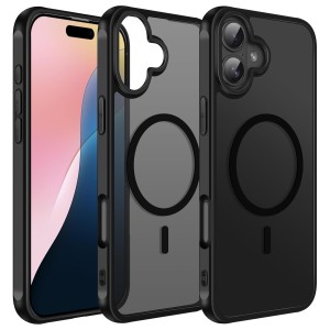 Etui Exoguard Frosted - Apple Iphone 16 - Black