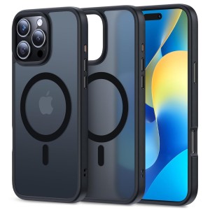 Etui Exoguard Frosted - Apple Iphone 16 Pro Max - Black