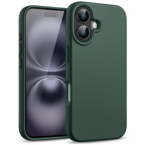 Etui Exoguard Plain - Apple Iphone 16 - Dark Green