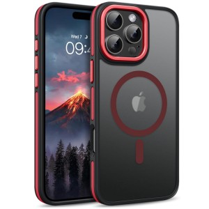 Etui Exoguard Matte 2.0 - Apple Iphone 16 Pro - Black / Red