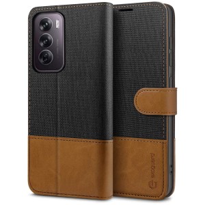 Exoguard Wallet - Oppo Reno 12 5g - Black / Brown