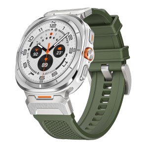 Pasek Exoguard Sergeant - Samsung Galaxy Watch Ultra - Dark Green / Silver
