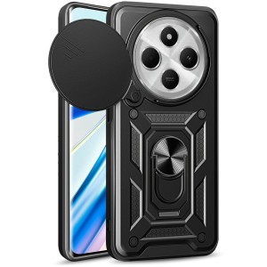 Etui Exoguard Camshield - Xiaomi Redmi 14c - Black