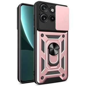 Etui Exoguard Camshield - Motorola Edge 50 Neo - Rose