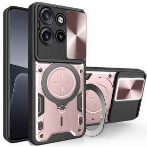 Etui Exoguard Ringshield - Motorola Edge 50 Neo - Rose