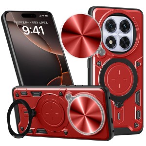 Etui Exoguard Ringshield - Xiaomi Redmi Note 14 Pro Plus 5g - Red