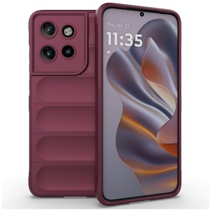 Etui Exoguard Magic Cover - Motorola Edge 50 Neo - Dark Red