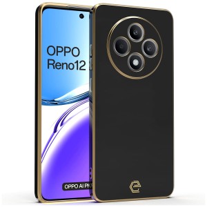 Etui Exoguard Glamour - Oppo Reno 12 F / 12 Fs - Black