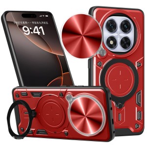 Etui Exoguard Ringshield - Xiaomi Redmi Note 14 Pro 5g - Red