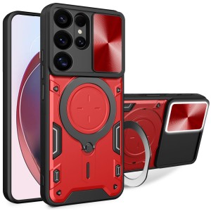 Etui Exoguard Ringshield - Samsung Galaxy S25 Ultra - Red