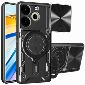 Etui Exoguard Ringshield - Tecno Pova 6 Neo - Black