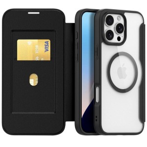 Etui Exoguard Forceflip - Apple Iphone 16 Pro - Black