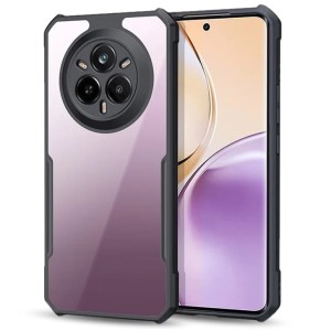 Etui Exoguard Framecase Lite - Realme 14 Pro 5g - Black / Clear