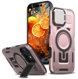 Etui Exoguard Armor Mag - Apple Iphone 16 - Rose