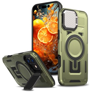 Etui Exoguard Armor Mag - Apple Iphone 16 - Green