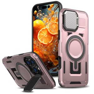 Etui Exoguard Armor Mag - Apple Iphone 16 Pro - Rose
