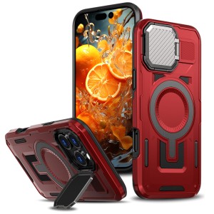 Etui Exoguard Armor Mag - Apple Iphone 16 Pro Max - Red