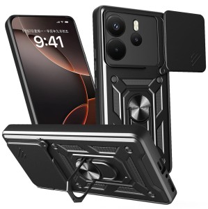 Etui Exoguard Camshield - Xiaomi Redmi Note 14 (4g) - Black