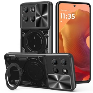 Etui Exoguard Ringshield - Motorola Moto G15 - Black